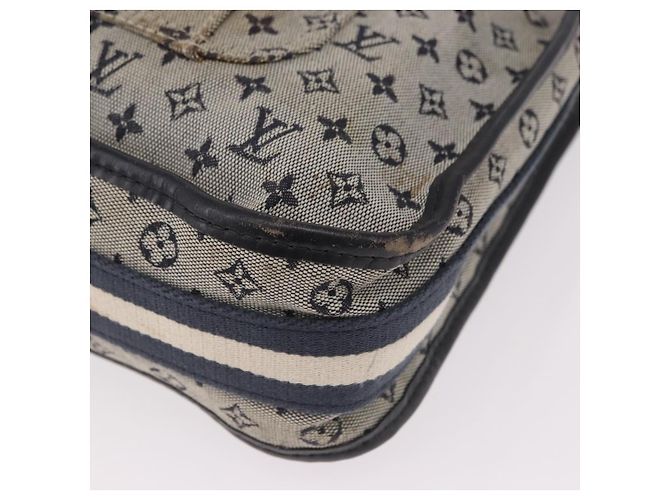 LOUIS VUITTON Monogram Mini Besace Mary Kate Bag Navy M92320 LV Auth bs36145 Blu navy - vista 14