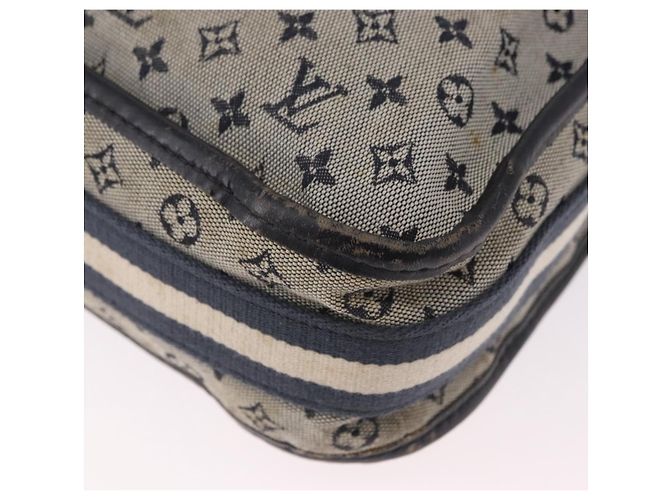 LOUIS VUITTON Monogram Mini Besace Mary Kate Bag Navy M92320 LV Auth bs36145 Blu navy - vista 16