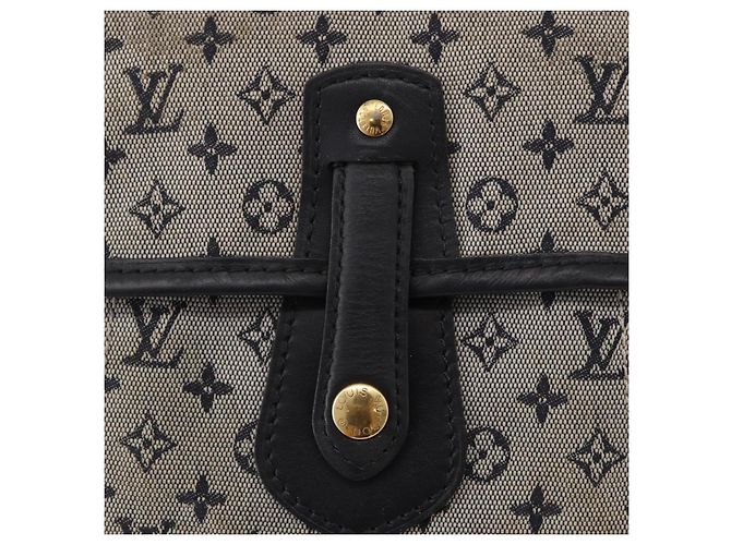 LOUIS VUITTON Monogram Mini Besace Mary Kate Bag Navy M92320 LV Auth bs36145 Blu navy - vista 17