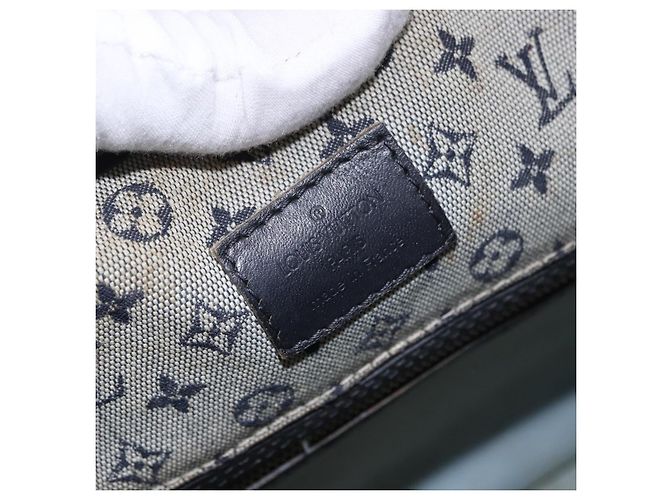 LOUIS VUITTON Monogram Mini Besace Mary Kate Bag Navy M92320 LV Auth bs36145 Blu navy - vista 18