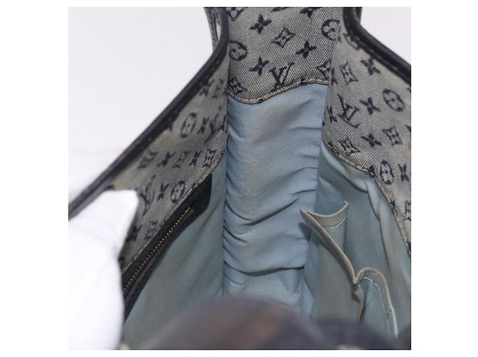 LOUIS VUITTON Monogram Mini Besace Mary Kate Bag Navy M92320 LV Auth bs36145 Blu navy - vista 19