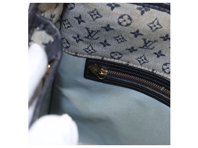 LOUIS VUITTON Monogram Mini Besace Mary Kate Bag Navy M92320 LV Auth bs36145 Blu navy - vista 21