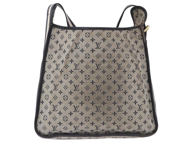LOUIS VUITTON Monogram Mini Besace Mary Kate Bag Navy M92320 LV Auth bs36145 Blu navy - vista 3
