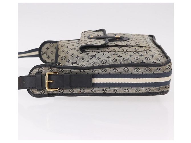 LOUIS VUITTON Monogram Mini Besace Mary Kate Bag Navy M92320 LV Auth bs36145 Blu navy - vista 5