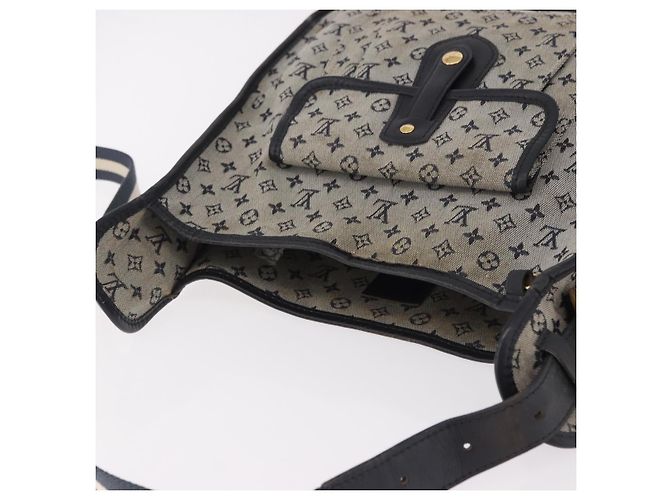 LOUIS VUITTON Monogram Mini Besace Mary Kate Bag Navy M92320 LV Auth bs36145 Blu navy - vista 7