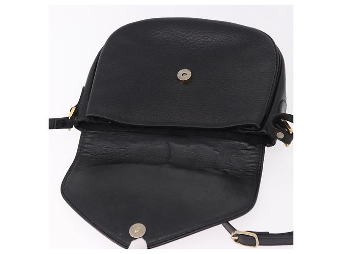 Borsa a Spalla SAINT LAURENT in Pelle Nera e Oro Auth bs36080 Nero D'oro - vista 10