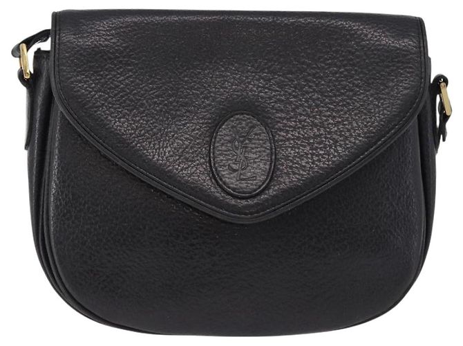 Borsa a Spalla SAINT LAURENT in Pelle Nera e Oro Auth bs36080 Nero D'oro - vista 13