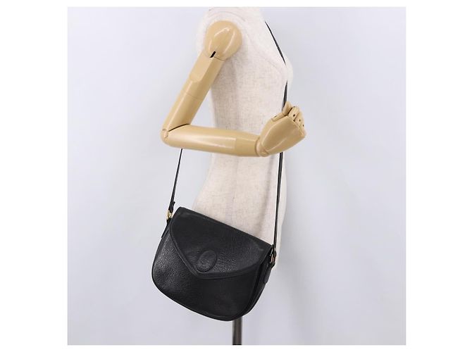 Borsa a Spalla SAINT LAURENT in Pelle Nera e Oro Auth bs36080 Nero D'oro - vista 24