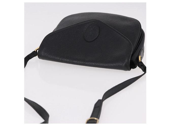 Borsa a Spalla SAINT LAURENT in Pelle Nera e Oro Auth bs36080 Nero D'oro - vista 6