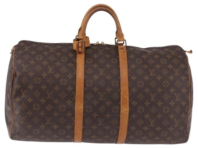 LOUIS VUITTON Bolso Boston Monogram Keepall 55 M41424 LV Auth 191508 Monograma - vista 13
