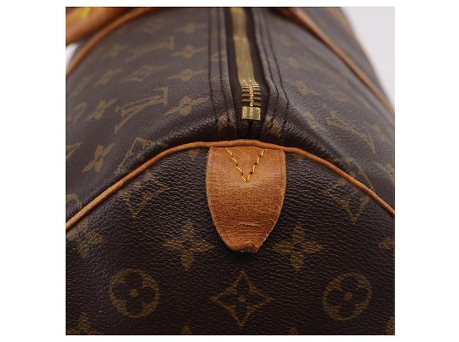 LOUIS VUITTON Bolso Boston Monogram Keepall 55 M41424 LV Auth 191508 Monograma - vista 18