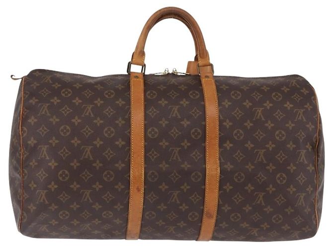 LOUIS VUITTON Bolso Boston Monogram Keepall 55 M41424 LV Auth 191508 Monograma - vista 2