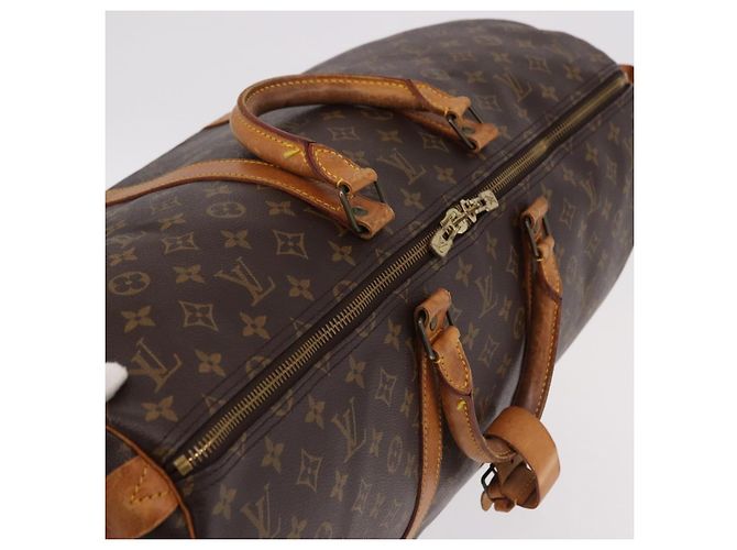 LOUIS VUITTON Bolso Boston Monogram Keepall 55 M41424 LV Auth 191508 Monograma - vista 7