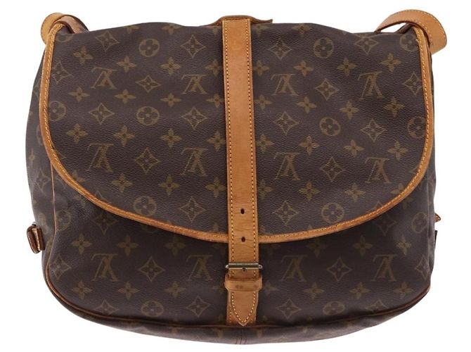 LOUIS VUITTON Borsa a Spalla Monogram Saumur 35 M42254 LV Auth bs35853 Monogramma - vista 2