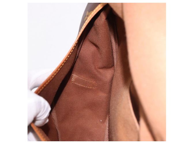 LOUIS VUITTON Borsa a Spalla Monogram Saumur 35 M42254 LV Auth bs35853 Monogramma - vista 23