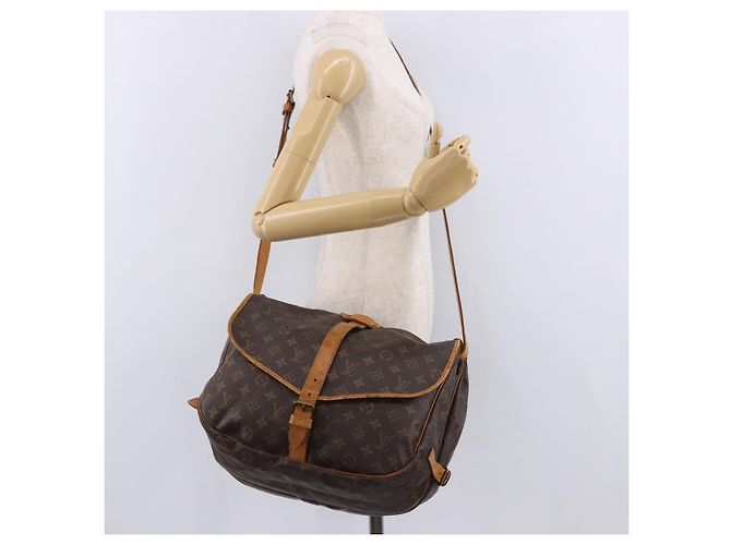 LOUIS VUITTON Borsa a Spalla Monogram Saumur 35 M42254 LV Auth bs35853 Monogramma - vista 29