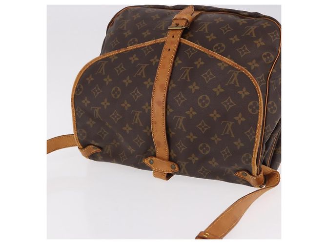 LOUIS VUITTON Borsa a Spalla Monogram Saumur 35 M42254 LV Auth bs35853 Monogramma - vista 6