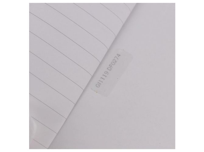 LOUIS VUITTON Notebook MM Jane Note Cover Light Blue GI1119 LV Auth 190665M - view 11