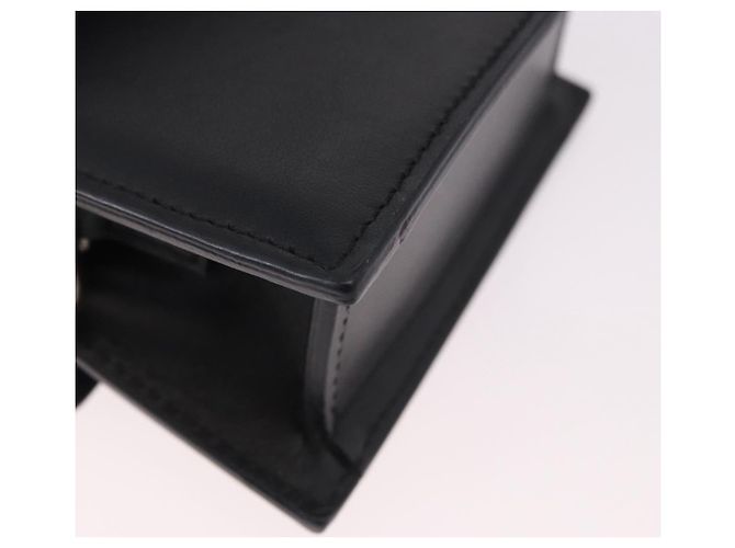 Borsa a tracolla JACQUEMUS in pelle 2way Black Silver Auth 191657V Nero Argento - vista 18