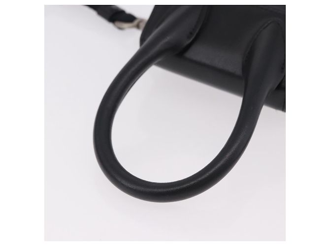 Borsa a tracolla JACQUEMUS in pelle 2way Black Silver Auth 191657V Nero Argento - vista 7
