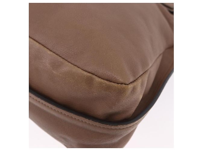 Chloé Borsa Chloe in Pelle 2way Marrone Oro Auth BA14477A D'oro - vista 18