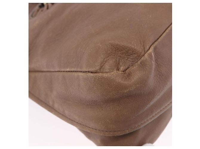 Chloé Borsa Chloe in Pelle 2way Marrone Oro Auth BA14477A D'oro - vista 9