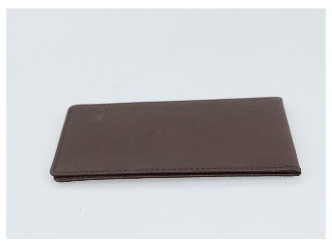 LOUIS VUITTON Tarjetero Taiga Billfold 2 Set Epicea Grizzly LV Auth 192414 Castaño - vista 12