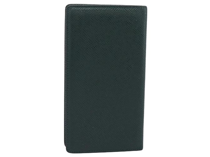 LOUIS VUITTON Tarjetero Taiga Billfold 2 Set Epicea Grizzly LV Auth 192414 Castaño - vista 3