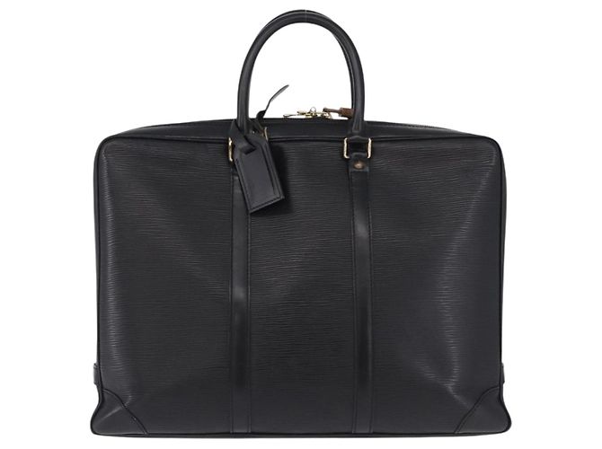 LOUIS VUITTON Epi Porte Documents Voyage Business Bag Black M40321 Auth BA14478 Nero - vista 13