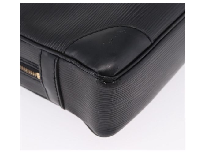 LOUIS VUITTON Epi Porte Documents Voyage Business Bag Black M40321 Auth BA14478 Nero - vista 16
