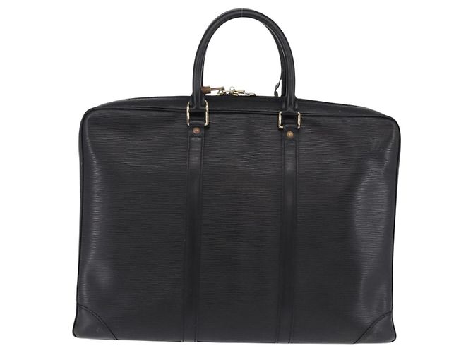 LOUIS VUITTON Epi Porte Documents Voyage Business Bag Black M40321 Auth BA14478 Nero - vista 2