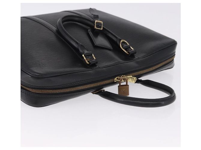 LOUIS VUITTON Epi Porte Documents Voyage Business Bag Black M40321 Auth BA14478 Nero - vista 6