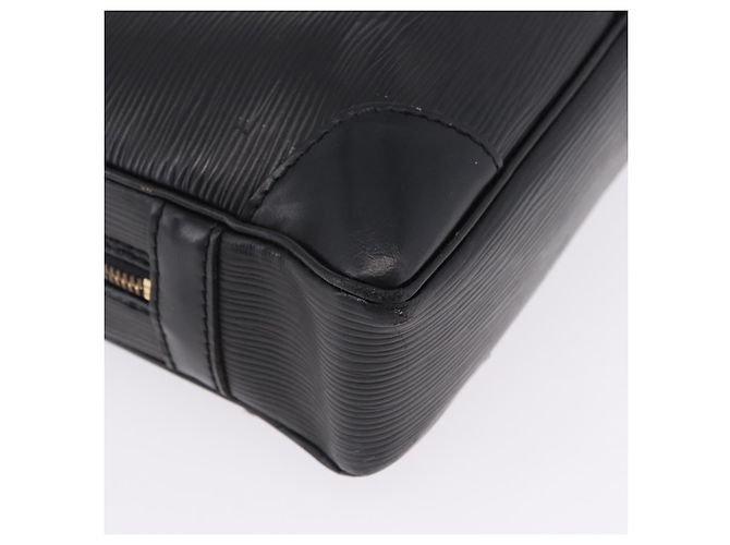 LOUIS VUITTON Epi Porte Documents Voyage Business Bag Black M40321 Auth BA14478 Nero - vista 8