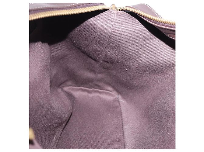 Céline Borsa Boston CELINE in tela Macadam Beige con finiture dorate Auth 192830A - vista 18