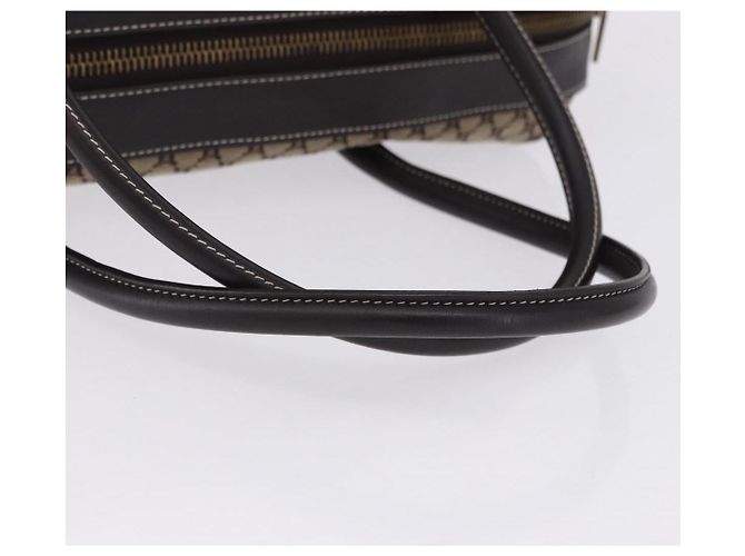Céline Borsa Boston CELINE in tela Macadam Beige con finiture dorate Auth 192830A - vista 7