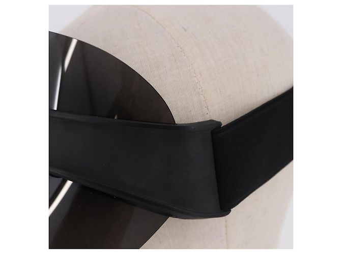 Visiera Christian Dior in plastica Nero Auth BA14500M - vista 8