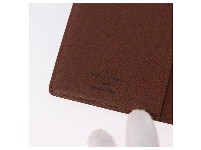 LOUIS VUITTON Monogram Agenda Poche Note Cover R20503 LV Auth 186628A Monogramma - vista 9