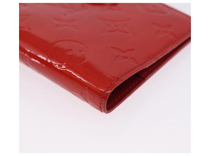 LOUIS VUITTON Monogram Vernis Agenda PM Planner Cover Red R21016 Auth BA14403 Rouge - vue 14