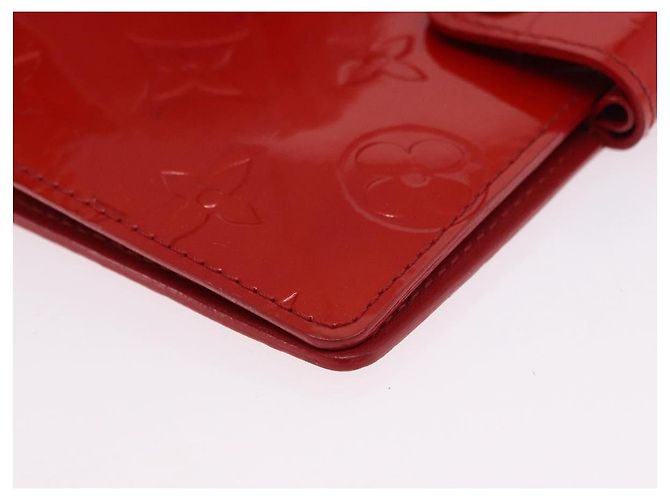 LOUIS VUITTON Monogram Vernis Agenda PM Planner Cover Red R21016 Auth BA14403 Rouge - vue 15