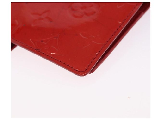 LOUIS VUITTON Monogram Vernis Agenda PM Planner Cover Red R21016 Auth BA14403 Rouge - vue 16
