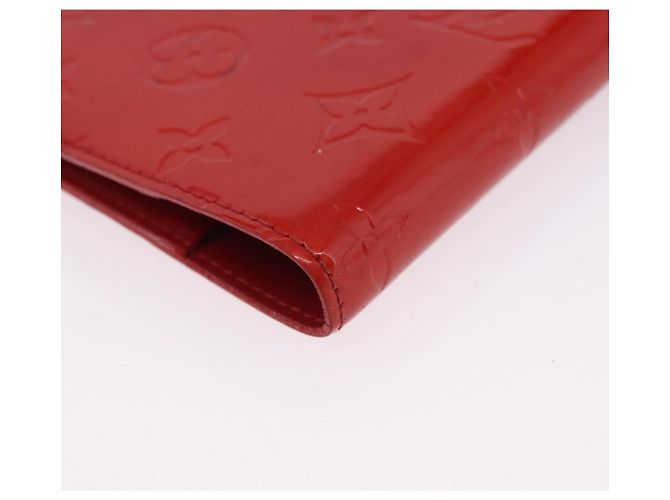 LOUIS VUITTON Monogram Vernis Agenda PM Planner Cover Red R21016 Auth BA14403 Rouge - vue 17
