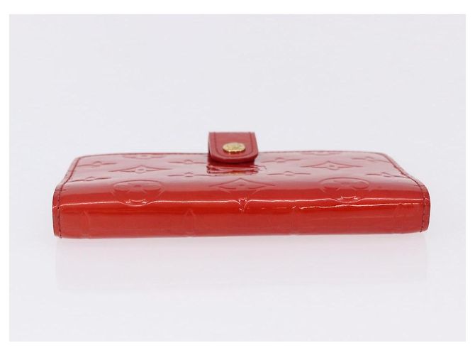 LOUIS VUITTON Monogram Vernis Agenda PM Planner Cover Red R21016 Auth BA14403 Rouge - vue 5