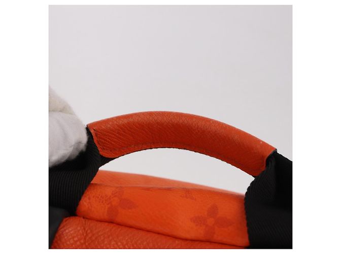 LOUIS VUITTON Tiger Lama Monogram Discovery Rucksack Orange M30410 Auth mr2678 - Ansicht 14