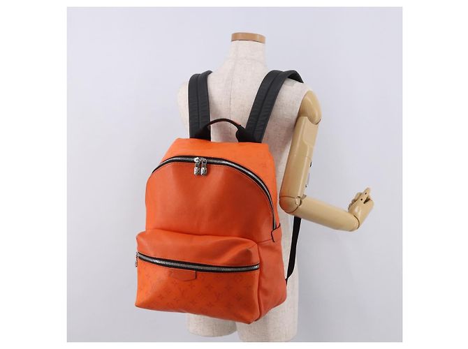 LOUIS VUITTON Tiger Lama Monogram Discovery Rucksack Orange M30410 Auth mr2678 - Ansicht 27