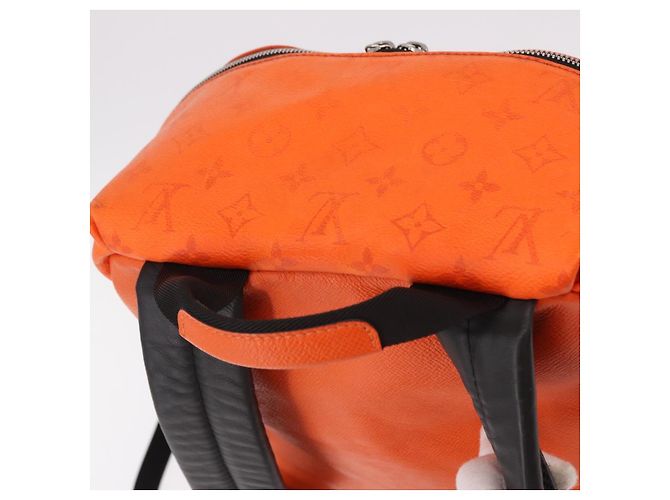 LOUIS VUITTON Tiger Lama Monogram Discovery Rucksack Orange M30410 Auth mr2678 - Ansicht 6