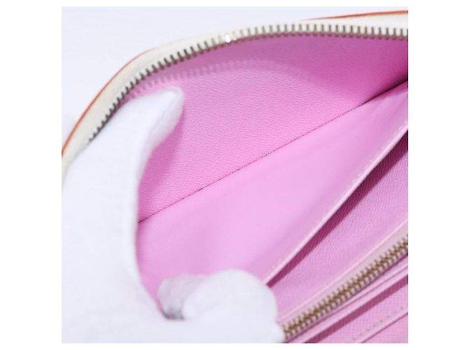 LOUIS VUITTON Monogram Multicolor Zippy Wallet White M60241 LV Auth 192944 Bianco - vista 18