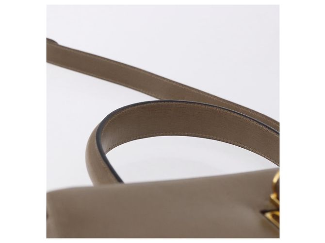 Borsa Salvatore Ferragamo Gancini in Pelle 2way Marrone Oro Auth ka5266 D'oro - vista 14