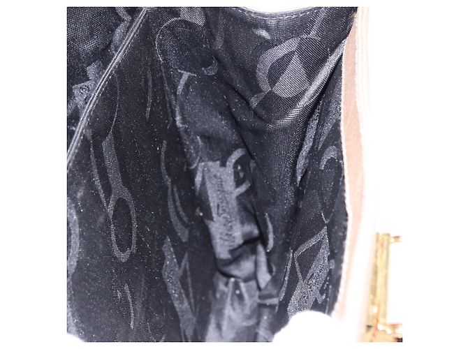 Borsa Salvatore Ferragamo Gancini in Pelle 2way Marrone Oro Auth ka5266 D'oro - vista 24