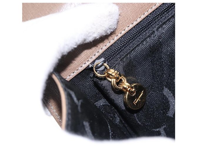 Borsa Salvatore Ferragamo Gancini in Pelle 2way Marrone Oro Auth ka5266 D'oro - vista 25