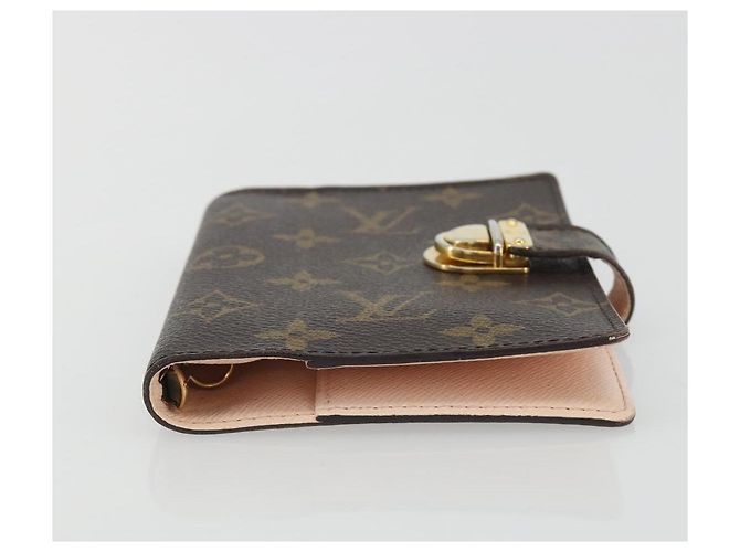 LOUIS VUITTON Monogram Agenda PM Koala Day Planner Cover Pink R21013 Auth 192948 Rosa Monogramma - vista 6